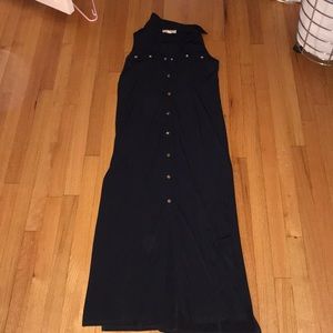 Michael Kors floor length shift dress, sleeveless